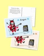 Postkarte Angus – Bild 3